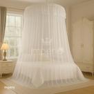 Mosquiteiro Gigante Volta ao Mundo Com Elástico Em Renda Para Cama Queen King