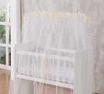 Mosquiteiro para mini berço bebe Amarelo Ouro Véu mini berço Amarelo