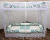 Mosquiteiro Para Mini Cama Montessoriano Casinha Infantil Tule Com Renda Palha