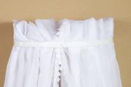 Mosquiteiro Voil Com Dossel De Parede Branco Liso Unisex Mosquiteiro Voil Com Dossel De Parede Branco Liso Unisex