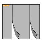Mosquitera Magnética para Puerta Doble Yotache 249x205 cm Malla