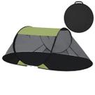Mosquitero Pop-up Akiky para Camping para 1 Persona Verde Militar