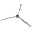 Mostrador refrigerador Bearing Spider de 3/4 polegadas com braços de 23 cm