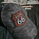 MOT222-017 Rota Route 66 Patch Bordado 6,6x6,7 cm