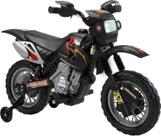 Moto cross eletrica infantil 6v preto - belfix