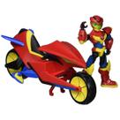 Moto do Axel com Figura Articulada de 12cm Power Players Playmates Toys 38751 SUNNY 2172 Moto do Axel com Figura Articulada de 12cm Power Players Playmates Toys 38751 SUNNY 2172