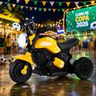Moto Elétrica 6v Infantil 3kmh Música Farol Luzes Motor 380w Daily