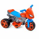 Moto Eletrica 6V Infantil Bivolt Triciclo Menino Esportivo Rodas Resistentes Bateria Crianças Azul Vermelho Usual Brinquedos