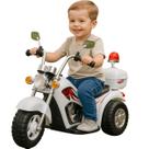 Moto Elétrica Bang Toys Infantil Chopper Guardian X Branca 6V