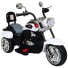 Moto eletrica infantil 3 rodas tr 1501 6v branco preto - belfix Moto eletrica infantil 3 rodas tr 1501 6v branco preto - belfix