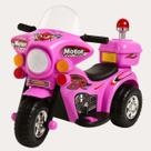 Moto Elétrica Infantil Polícia com Baú 6v Som e Luz Giroflex