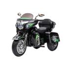 Moto Elétrica Infantil Road Custom 12V Preta Bluetooth LED
