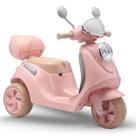 Moto Elétrica Infantil Scooter Bella Com Luzes e Sons T3 6v Bang Toys / Rosa
