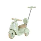 Moto Elétrica Infantil Scooter Com Empurrador Dirigível, Laço de Fita, Luz e Sons Unitoys