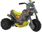Moto Elétrica Infantil XT3 Titanium Cinza/Neon Bandeirante