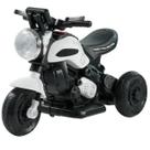 Moto Elétrica Infantil Zippy Toys First Custom Branca 6V
