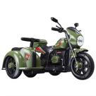 Moto Elétrica Militar Sidecar 6v 380km/h 380w 3391 Unitoys