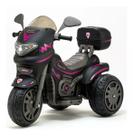 Moto Elétrica Sprint Turbo Preta C/ Capacete 12v