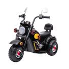 Moto Motinha Elétrica Infantil Tipo Harley Bateria 6 V Preta