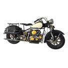 Moto retrô clássica em metal
