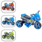 Moto Rider Elétrica Azul Metálico Usual Brinquedos 905