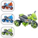 Moto Rider Elétrica Verde Metálico Usual Brinquedos 406