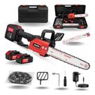 Moto Serra Elétrica 1200w 12 Polegadas C/ 2 Baterias 21v Moto Serra Elétrica 1200w 12 Polegadas C/ 2 Baterias 21v