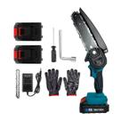 Moto Serra Recarregável Portátil 36v Para Jardinagem + Luvas