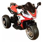 Moto Sport Infantil Elétrica 3 Rodas Vermelha 12v