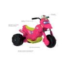Moto Xt3 Fashion Pink Eletrica 6v Bandeirante Cor Rosa Kit 2un