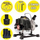 Motobomba Centrífuga Kawashima À Gasolina KWP-15H6 62cc 2 Tempos Para Irrigação Com Vazão de 20m3/H Motobomba Centrífuga Kawashima À Gasolina KWP-15H6 62cc 2 Tempos Para Irrigação Com Vazão de 20m3/H
