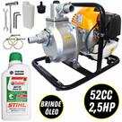 Motobomba VB10B Vulcan Á Gasolina 2T 52cc 2,5cv P/ Transferencia de Água + Óleo Castrol Stihl 500ml Motobomba VB10B Vulcan Á Gasolina 2T 52cc 2,5cv P/ Transferencia de Água + Óleo Castrol Stihl 500ml