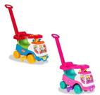 Motoca Vilotrol Triciclo Infantil Totoka Menino Menina Bebe Empurrador Pedal Proteção Lateral
