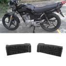 Motocicleta borracha frente Pedal apoio para os pés, Pé Pegs Fit para YBR 125, 1 par Motocicleta borracha frente Pedal apoio para os pés, Pé Pegs Fit para YBR 125, 1 par