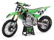 Motocicleta de brinquedo NewRay Kawasaki Race Team Jason Anderson 1:12