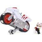 Motocicleta de luxo Toy Paw Patrol Moto Pups Wildcat com boneco
