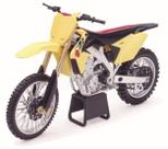 Motocicleta New-Ray Suzuki RM-Z450 2014 Escala 1/12 Amarela