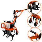 Motocultivador de Solo Tratorito Cultivador a Gasolina 4T 53cc 3,6HP com Lâminas Cultivadoras Partida Manual FAK530MC Carbon Fak