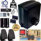 Motor Automatizador Portão Correr Deslizante DZ 1/4 CV 450kg 127V 300W Controles Sensor Barreira Idealle Ipec