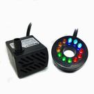 Motor Bomba Submersa Bombinha Fonte Água + Luminária 12 Leds