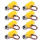Motor de caixa de engrenagens DC AEDIKO TT Motor Dual 3-6V 200RPM, proporção 1:48