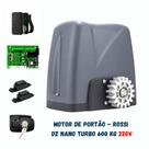 MOTOR DE PORTÃO ROSSI DZ NANO TURBO 600Kg - RESIDENCIAL