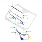 Motor E Articulador Do Limpador Do Para-brisa ( Existe 2 Modelos. 4 E 8 Pinos. Apos A Compra Informar Qual Modelo Precisa ) ( Ranger 2013 A 2019 ) - M