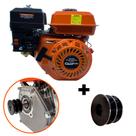 Motor Estacionário a Gasolina 4T 212cc 7HP com Polia FAK212ME Carbon Fak Motor Estacionário a Gasolina 4T 212cc 7HP com Polia FAK212ME Carbon Fak