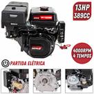 Motor Estacionário Forte Kawashima GE 1300BE À Gasolina 4 Tempos 13HP 389cc 4000rpm Alto Desempenho