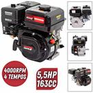 Motor Estacionário GE550B Kawashima 4T 5.5cv Gasolina Forte Ideal Para Moendas de Cana e Garapeiras