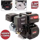 Motor Estacionário Kawashima GE650B á Gasolina 4T 6.5cv Alta Potência Ideal Para Geradores e Bombas