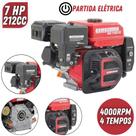 Motor Estacionário Kawashima GE700E À Gasolina 212cc 7cv 4 Tempos Alto Desempenho Para Microtratores