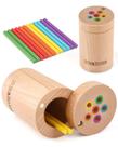 Motor fino de combinação de cores Toy DINORUN Montessori de 1 a 3 anos