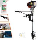 Motor Para Barco Com Rabeta Import Way IWMPG2T52 À Gasolina 52cc 2,5HP 7.500rpm Motor 2T Profissional Com Ignição CDI Hélice 16cm Ideal Para Barcos de Porte Pequeno + ÓLEO STIHL